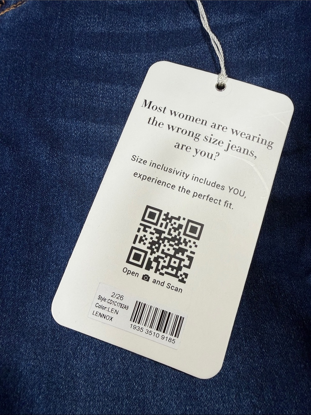 1822 Denim Women's Dark Ankle Skinny Jeans In Raquel - Size 2/26 - Picture 9 of 9